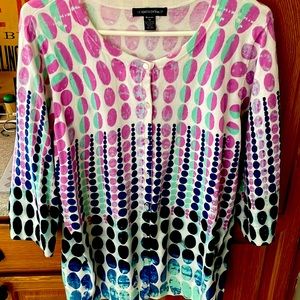 Design Originals cardigan sweater 1x